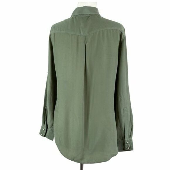 Cremieux Button Down Size Small Green - Picture 3 of 6